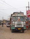 Truck stop in rural India